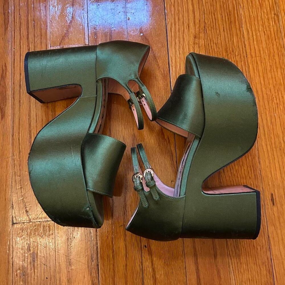 Rochas platform mary jane heels